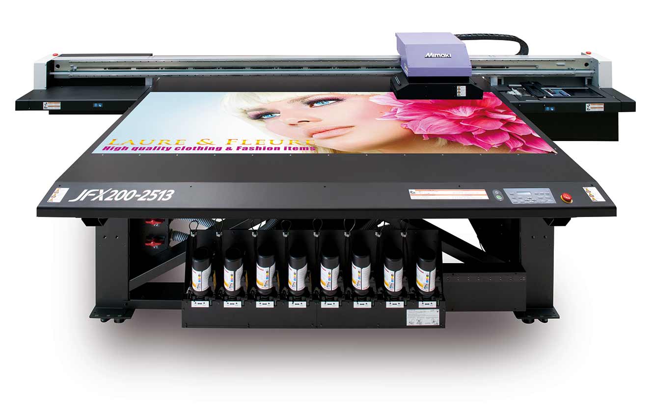 Elevate Your Print Game: Lease the Mimaki JFX200-2513EX UV-LED Large Format Flatbed Inkjet Printer for Unmatched Quality and Speed!