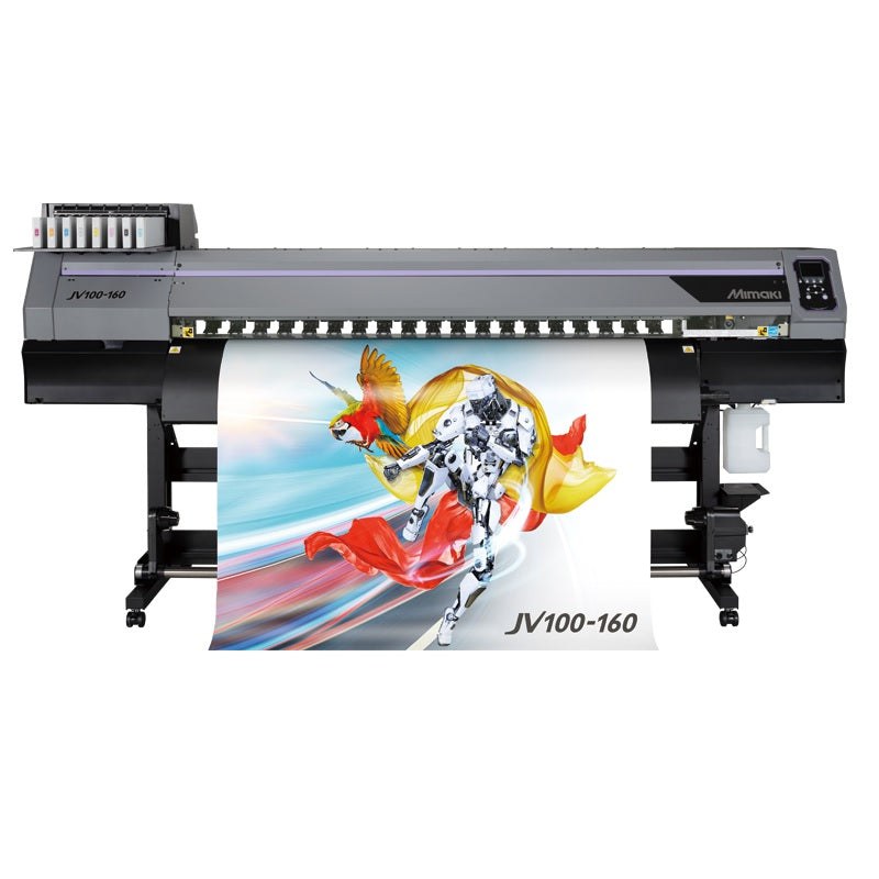 Absolute Toner Brand New Mimaki JV100-160 (JV100 160) 64" Eco-Solvent Inkjet Wide Format Production Printer With With MAPS4 (Mimaki Advanced Pass System 4) Print and Cut Plotters