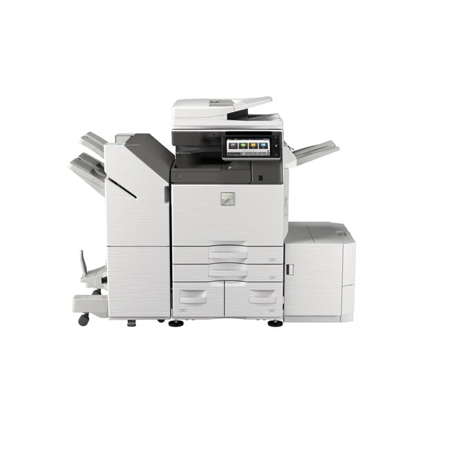 Absolute Toner $133.20/Month Sharp MX-6070N A3 Paper 60 PPM MFP Color Laser Multifunction Copier Printer Scanner Printers/Copiers