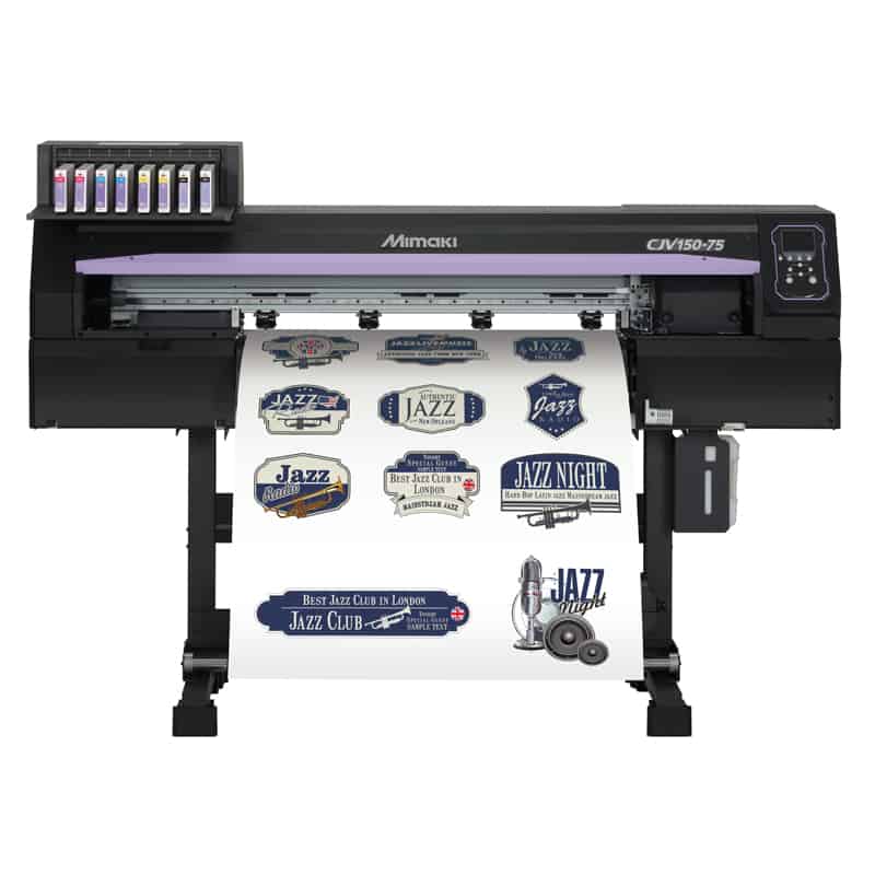 Absolute Toner WE WILL BEAT ANY PRICE! Brand New Mimaki CJV150-75 32" Production Large Format Roll to Roll Eco-Solvent Printer and Die Cutting Plotter Print and Cut Plotters