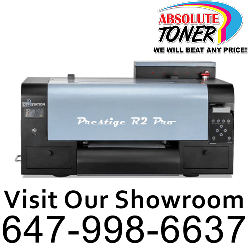 Absolute Toner $263.72/Month Prestige R2 PRO DTF Printer 110V A3 (Dual Epson i1600 Print Heads) With Digirip Software, Miro 13 DTF Powder Shaker With Oven Purifier And A3 Prisma Palette Heat Press DTF printer