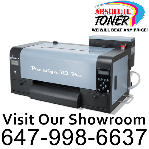 Absolute Toner $283.49/Month (After $450 Saving) Prestige R2 PRO DTF Printer 110V A3 (Dual Epson i1600 Print Heads) With Digirip Software, 16x20" Inch (40x50cm) Curing Oven Phoenix Air, Prisma Auto Clam Slider GS-105HS And Seismo S20 DTF Manual Powder Station DTF printer
