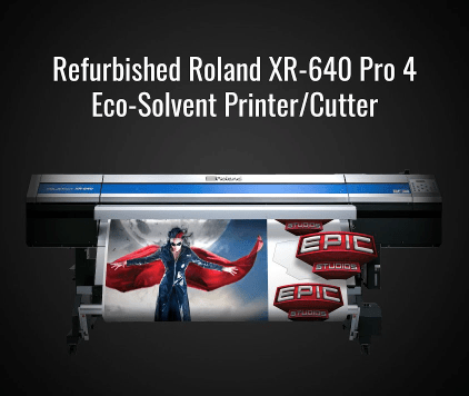 Absolute Toner $285/Month (2 NEW HEADS) ROLAND SOLJET Pro 4 64" Inch Eco-Solvent Printer/Cutter Large Format Printers