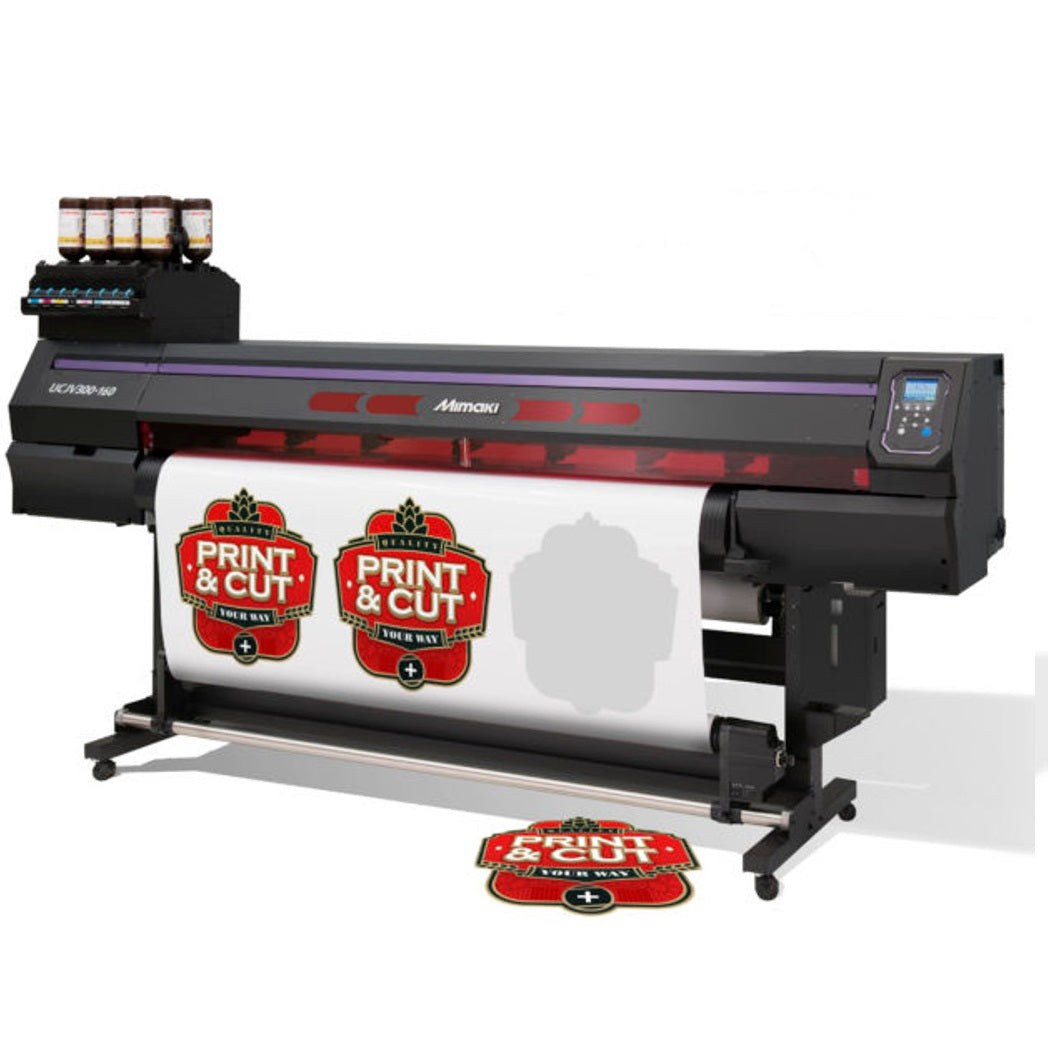 Absolute Toner $477.34/Month Brand New Mimaki UCJV300-160 (UCJV300 160) 64" Inch UV Light Curable Inkjet Printer And Cutting Plotter With ID Cut Function Print and Cut Plotters