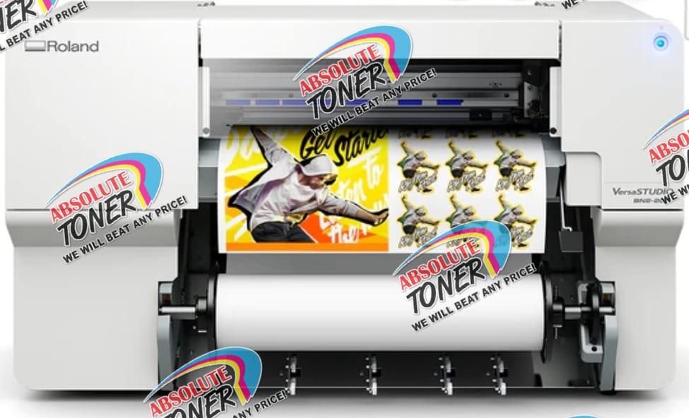 Absolute Toner $166.32/Month Lease Roland PRINT & CUT VersaStudio 20" BN2-20A Vinyl Printer Cutter Plotter Large Format Printers