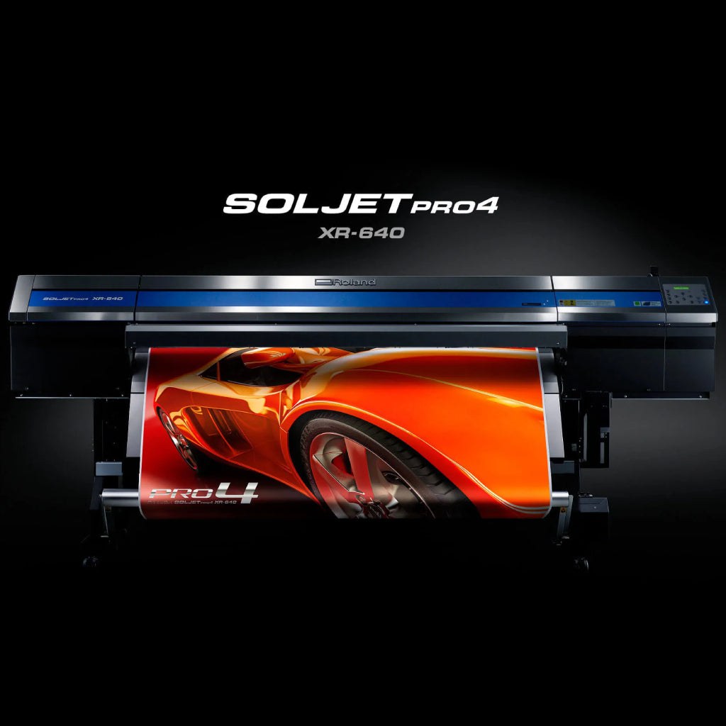 Absolute Toner $285/Month (2 NEW HEADS) ROLAND SOLJET Pro 4 64" Inch Eco-Solvent Printer/Cutter Large Format Printers