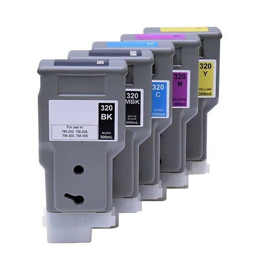 Absolute Toner High Quality Premium 300ml Compatible Cartridge To Replacement Canon PFI-320 Canon Ink Cartridges