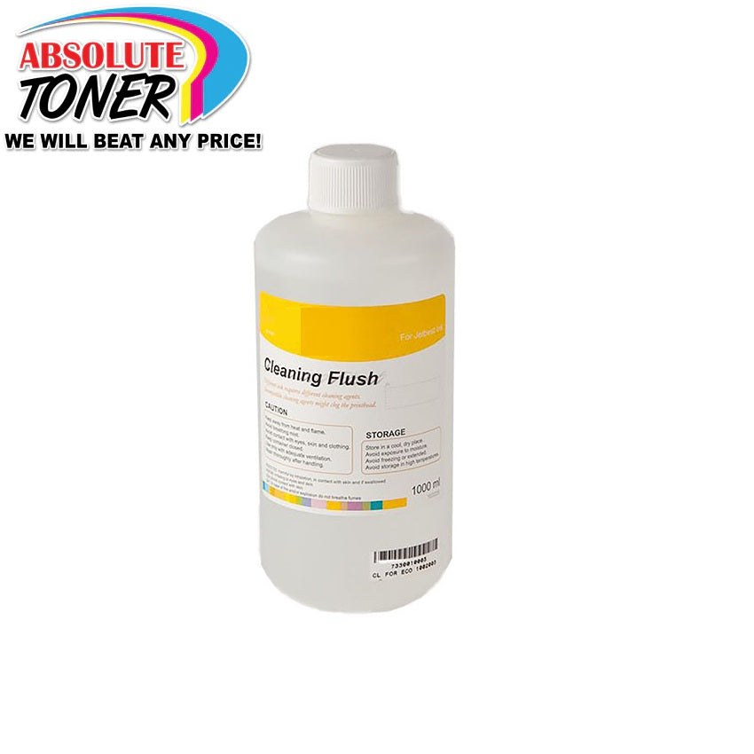 Absolute Toner High Quality Premium Eco-Solvent Compatible Cleaning Liquid 1L (1000ml) For Roland And Mimaki