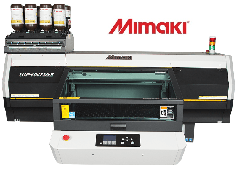 Absolute Toner Brand New Mimaki UJF-6042MkII Tabletop UV-LED Curable Flatbed Inkjet Printer With High Performance UV Curable Inks Printers/Copiers
