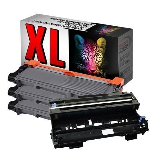 Absolute Toner Compatible 3 + 1 Brother TN-660 High Yield Black Toner + DR-630 Drum Unit Cartridge Combo (High Yield Of TN-630) Brother Toner Cartridges