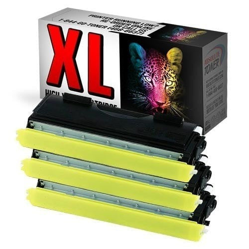 Absolute Toner Compatible 3  Brother TN-460 High Yield Black Toner Cartridge Combo (High Yield Of TN-430) Brother Toner Cartridges