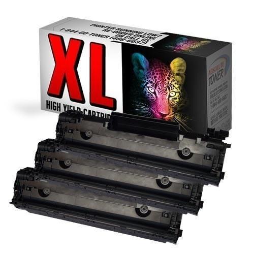 Absolute Toner Compatible 3  Toner Cartridge for HP CB435X 35X Black High Yield of CB435A 35A HP Toner Cartridges