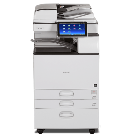 Absolute Toner $69/Month - Ricoh MP 2555 Monochrome Laser Multifunction Color Scanner Printer/Copier, 11x17, 12x18 With High Print Resolution Printers/Copiers