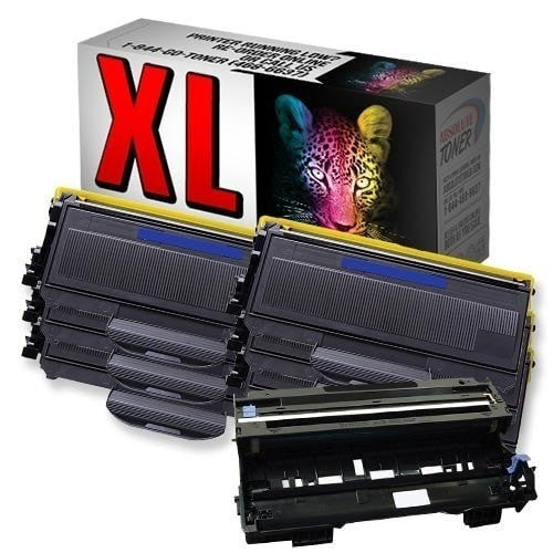 Absolute Toner Compatible 6 + 1 Brother TN-360 High Yield Black Toner + DR-360 Drum Unit Cartridge Combo (High Yield Of TN-330) Brother Toner Cartridges