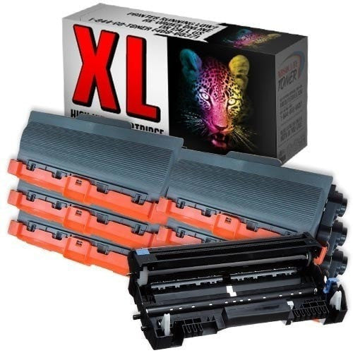 Absolute Toner Compatible 6 + 1  Brother TN-750 Black Toner + DR-720 Drum Unit Cartridge Combo (High Yield Of TN-720) Brother Toner Cartridges