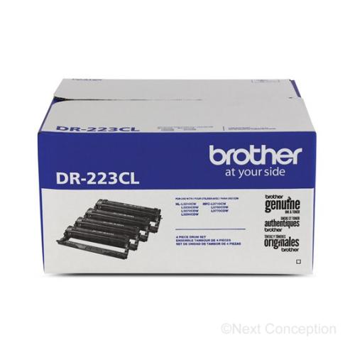 Absolute Toner Brother DR223CL Original Genuine OEM Combo Image Drum Toner Cartridge Original Brother Cartridges