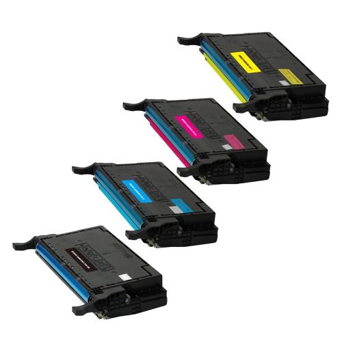 Absolute Toner Compatible Samsung CLT-508L High Yield Color (Black/Cyan/Magenta/Yellow) Toner Cartridge - Combo Pack Samsung Toner Cartridges