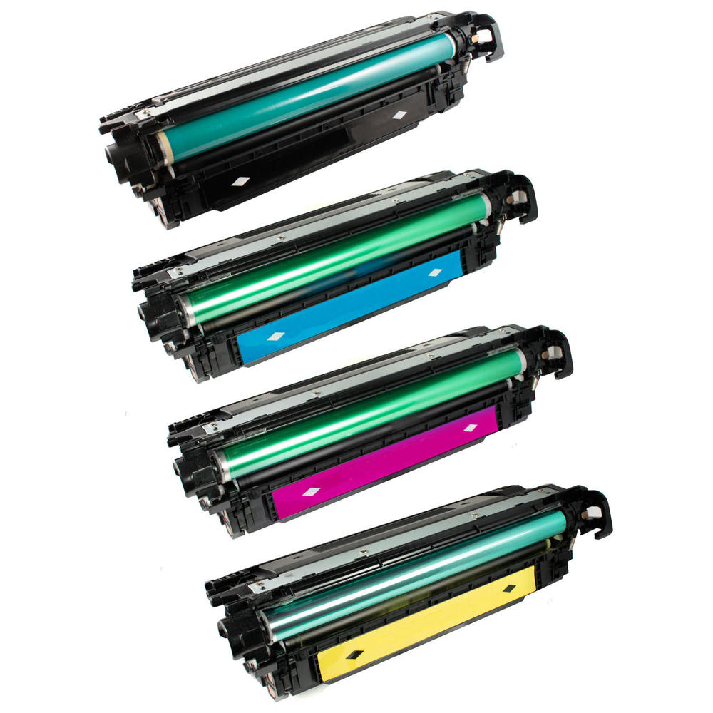 Absolute Toner AbsoluteToner Toner Laser Cartridge Compatible With HP 504A (Black/Cyan/Magenta/Yellow) Colour Combo HP Toner Cartridges