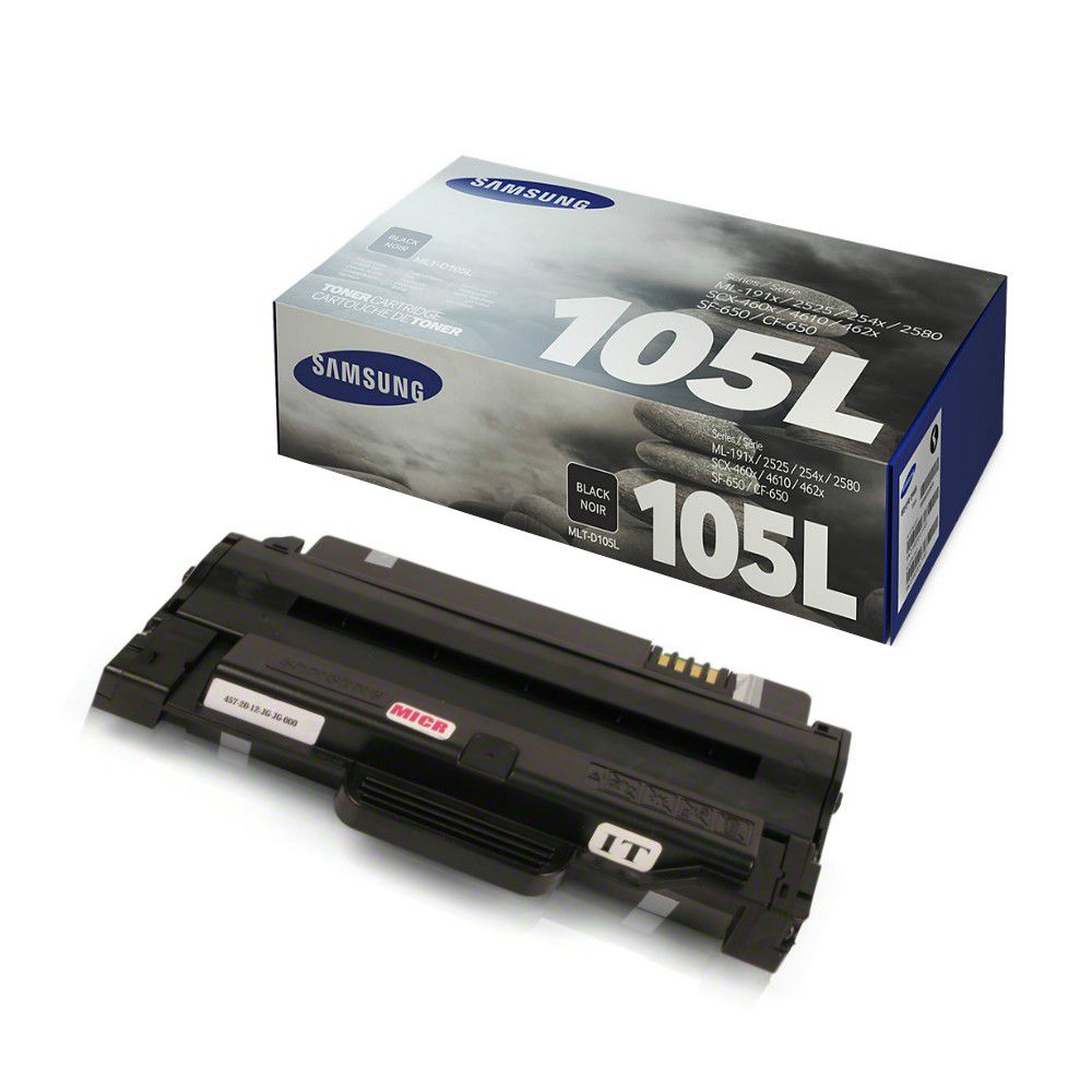 Absolute Toner Samsung 105L High-Yield Original Genuine OEM Black Toner Cartridge | MLT-D105L Originial Samsung Cartridges