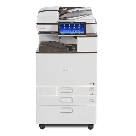 Absolute Toner $75/Month Ricoh MP C3004 Color Multifunction Office Laser Printer/Copier 11X17, 12x18 | Print Upto 30PPM, Copy, Scan, Fax Printers/Copiers