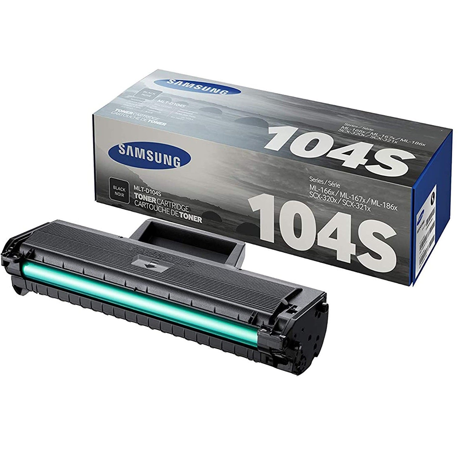 Absolute Toner Samsung Genuine MLT-D104S Black Toner Cartridge, SU750A - Yield up to 1500 pages Originial Samsung Cartridges