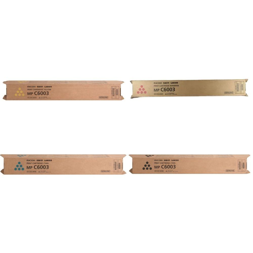 4-Pack Compatible CYMK Toner Cartridges For Ricoh MP C4503/C4504/MPC5503 Printers