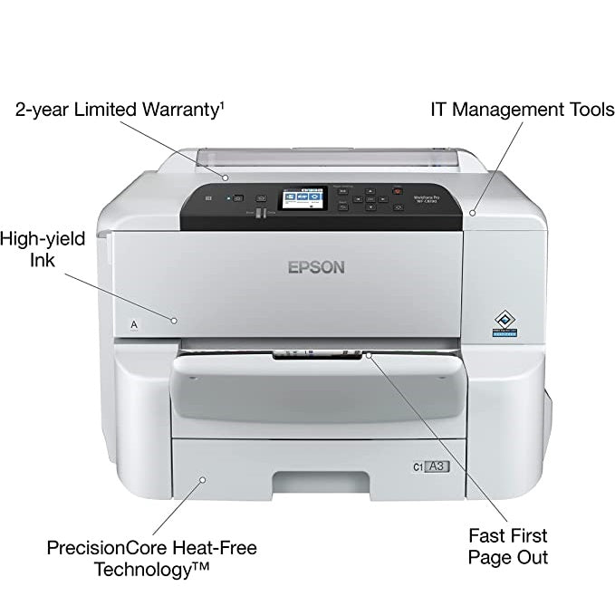 Absolute Toner $35/Month New Epson WorkForce Pro WF-C8190 A3 Color Inkjet Printer With Wi-Fi Connectivity For Sale in Canada Showroom Color Copier