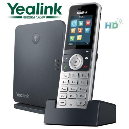 Absolute Toner Yealink W53P 8 Line HD VoIP IP Cordless DECT Color Phone Handset w W60B Base IP Phones
