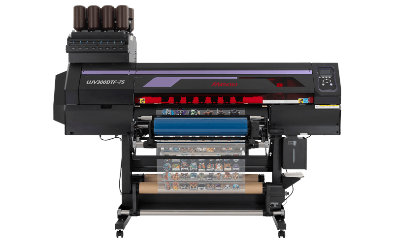 NEW at Mimaki – UJV300DTF-75 UV DTF Direct To Film Printer