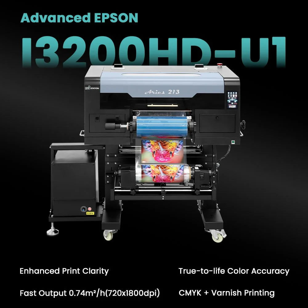 DTF Station Aries 213 UV DTF Printer with i3200HD by Absolute Toner Toronto