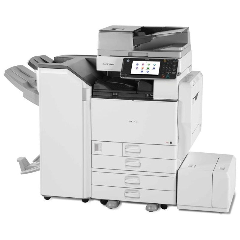 Enjoy A Versatile Performance In An Intelligent, Compact Design With Ricoh Aficio MP C5502 A3 Color Laser Multifunction Printer,  11" x 17" -  Great Colour Laser MFP Printer For Small To Medium Business