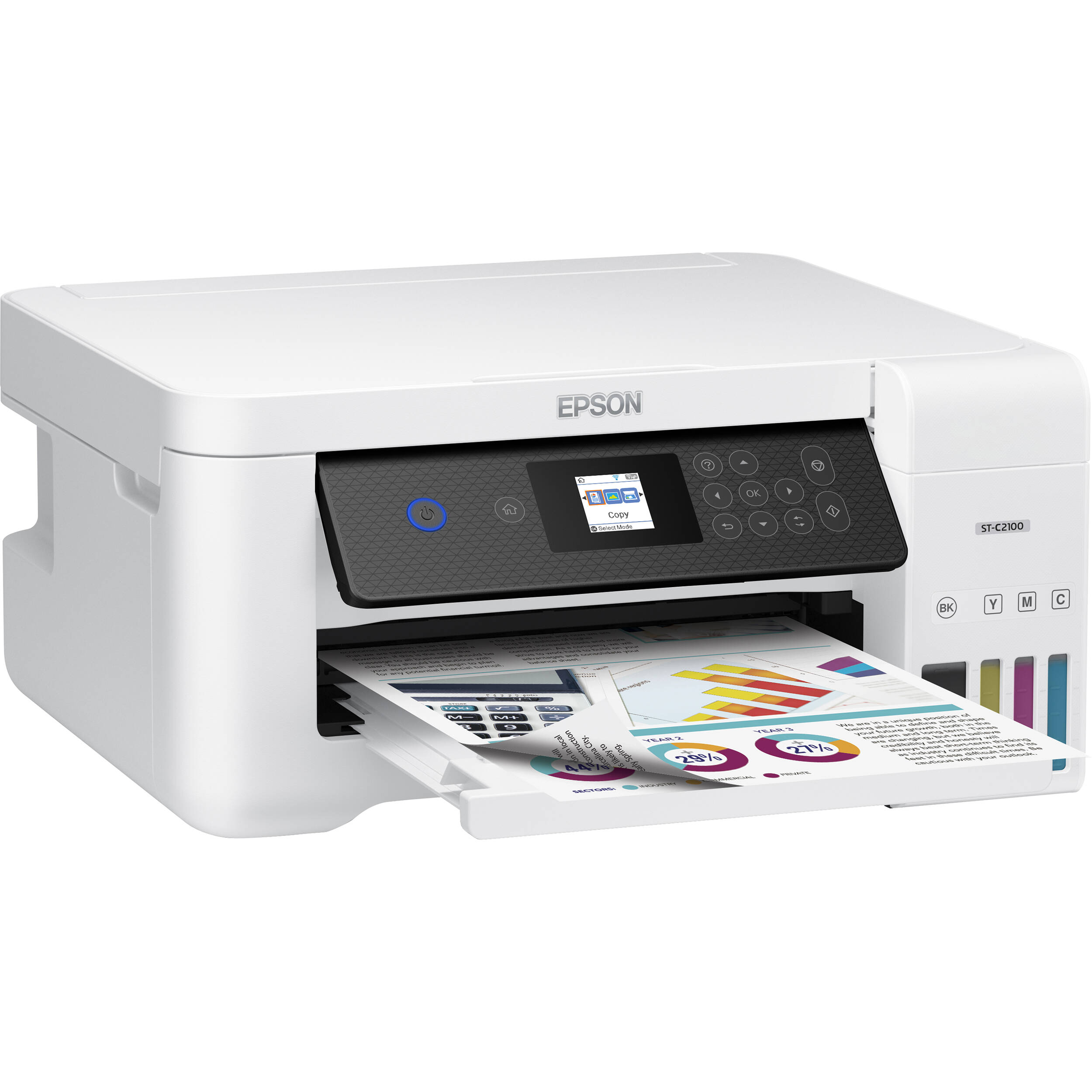 Saves Money With Epson WorkForce ST-C2100 Supertank Color MFP - Multifunction Printer