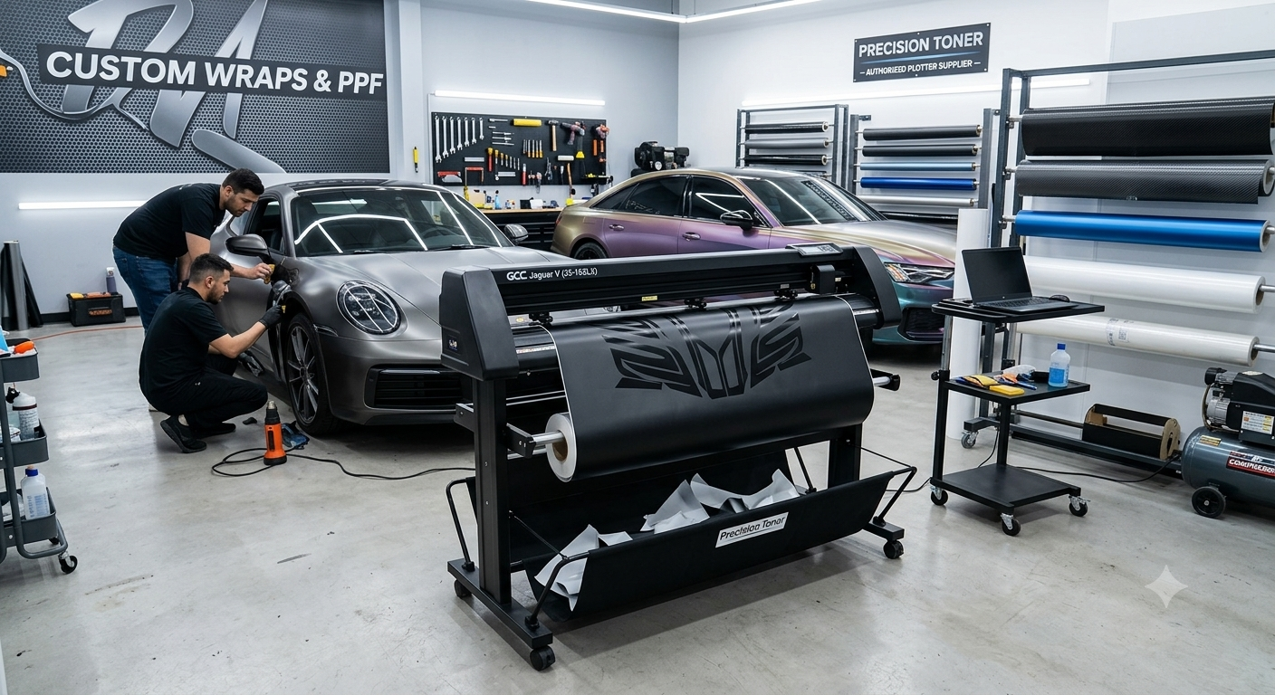 Absolute toner Jaguar Plotter 70" for Vehicle Wrap and Graphics Production