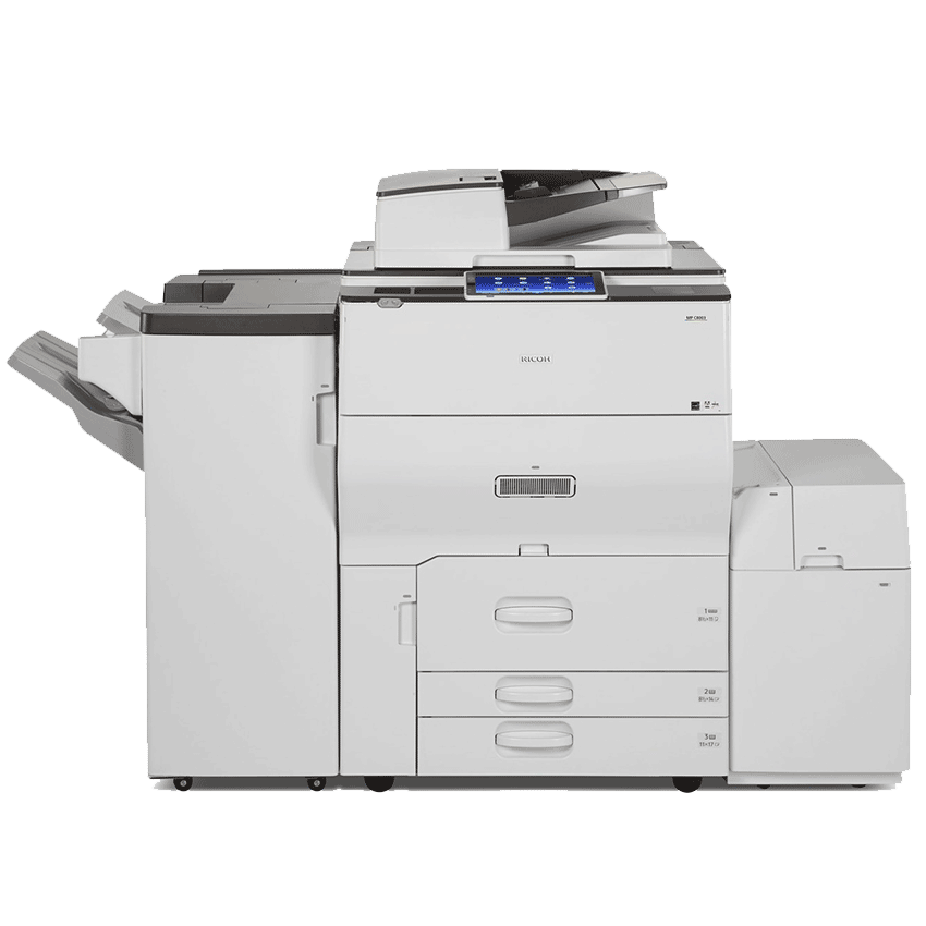High-Speed Ricoh MP C8003 Duplex Color Laser Multifunction Printer (Copy, Print, Scan, Optional Fax), Print Up To 80 Colour Pages Per Minute For Your Small To Medium-Sized Business - Buy Ricoh Color MFP Printer At A Low Price