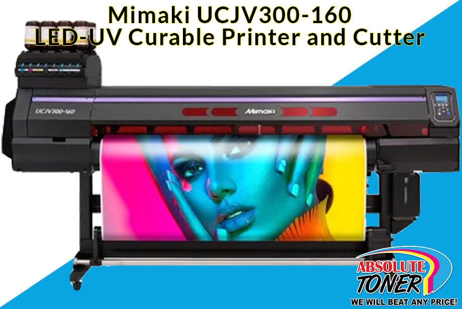 Leading The Way in UV-LED Printing: Mimaki UCJV300-160 64" UV Light Curable Inkjet Printer And Cutting Plotter With ID Cut Function