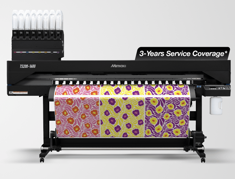 Master High-Volume Textile Printing with the Mimaki TS200-1600 Dye Sublimation Printer