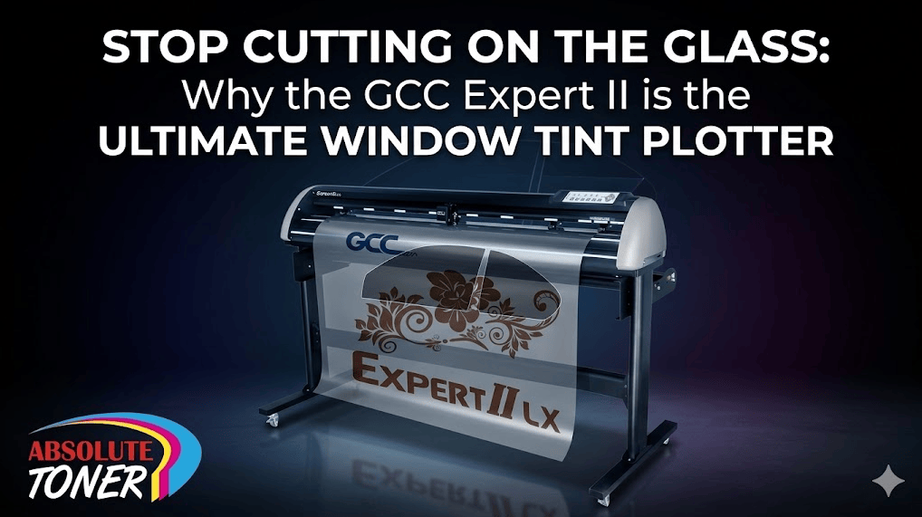 Stop Cutting on the Glass: Why the GCC Expert II is the Ultimate Window Tint Plotter