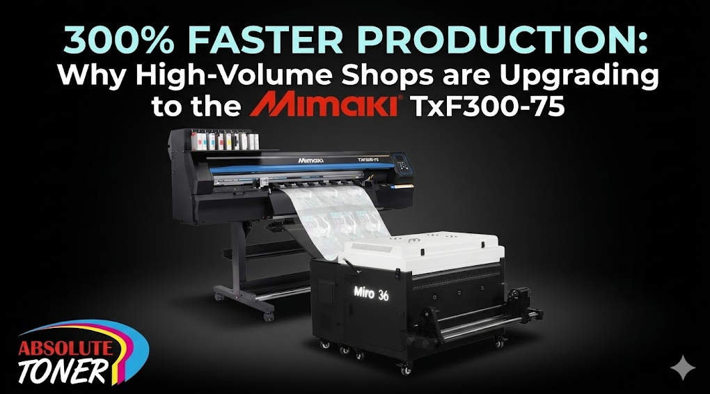 300% Faster Production: Why High-Volume Shops are Upgrading to the Mimaki TxF300-75