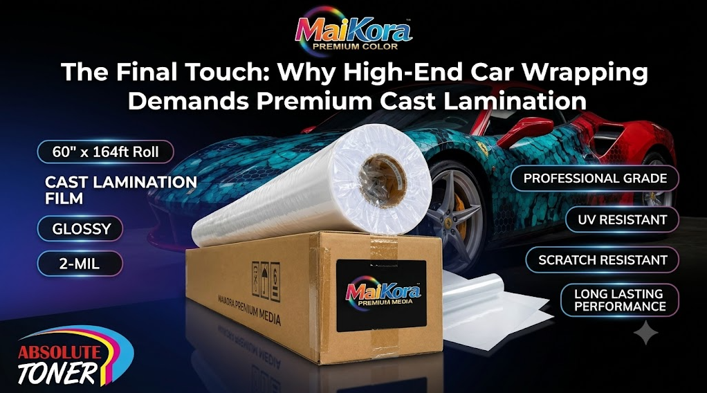 The Final Touch: Why High-End Car Wrapping Demands Premium Cast Lamination