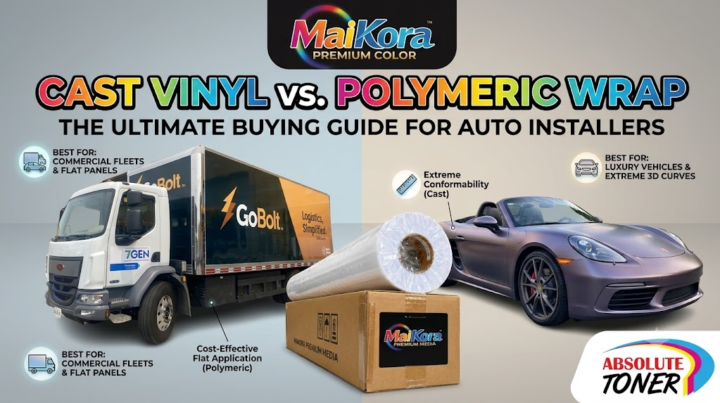 Cast Vinyl vs. Polymeric Wrap: The Ultimate Buying Guide for Auto Installers