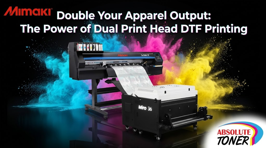 Double Your Apparel Output: The Power of Dual Print Head DTF Printing