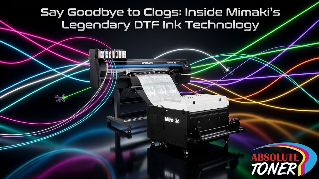 Say Goodbye to Clogs: Inside Mimaki's Legendary DTF Ink Technology
