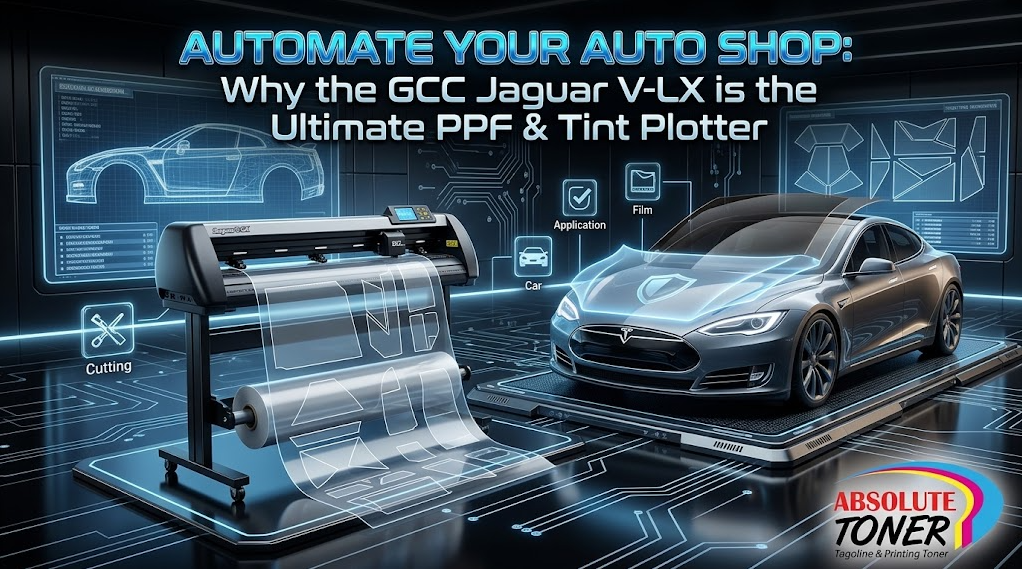 Automate Your Auto Shop: Why the GCC Jaguar V-LX is the Ultimate PPF & Tint Plotter