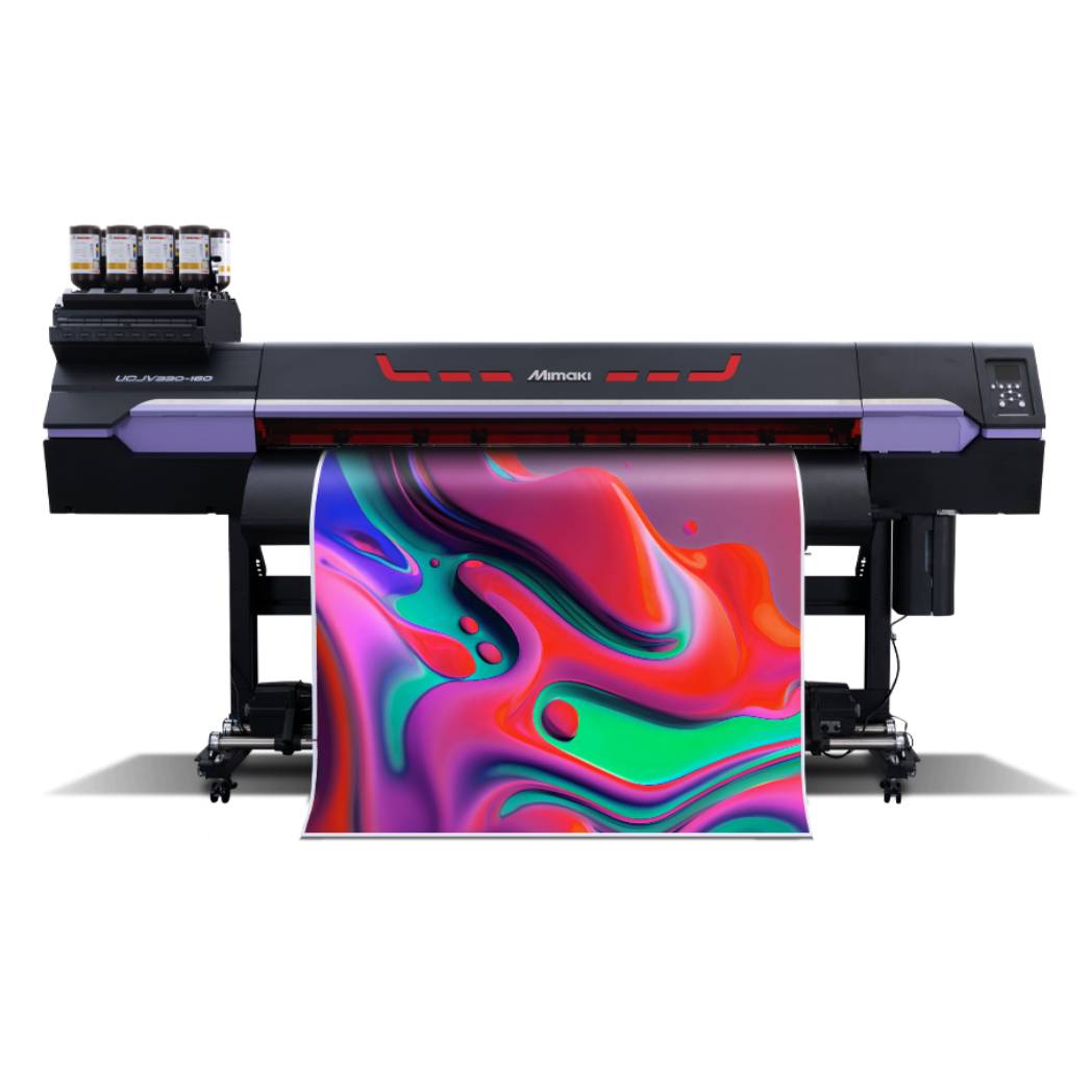 Dominate Wide-Format Production with the Mimaki UCJV330-160 UV-LED Printer/Cutter