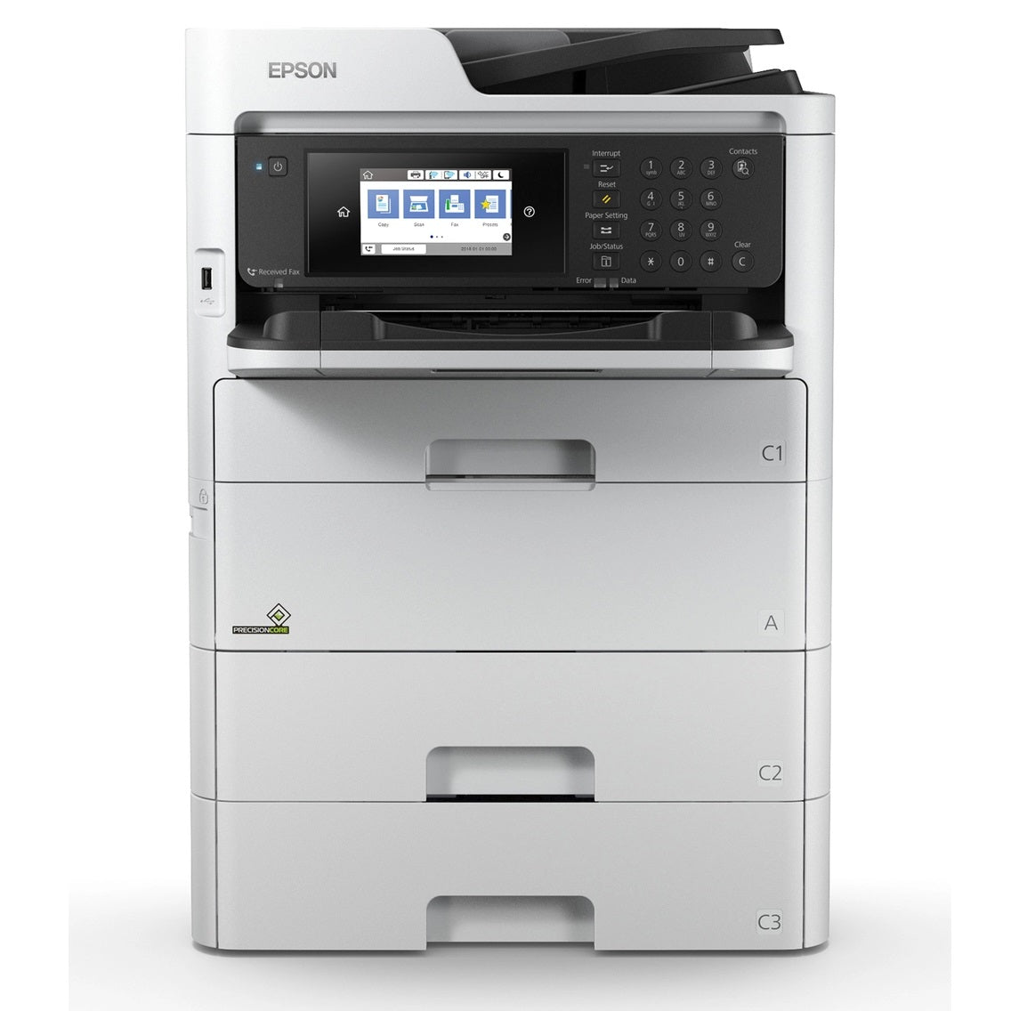 New Model Epson WorkForce Pro WF-C579R Workgroup Color Inkjet Multifunction Printer With Fast Speeds And Low Printing Costs