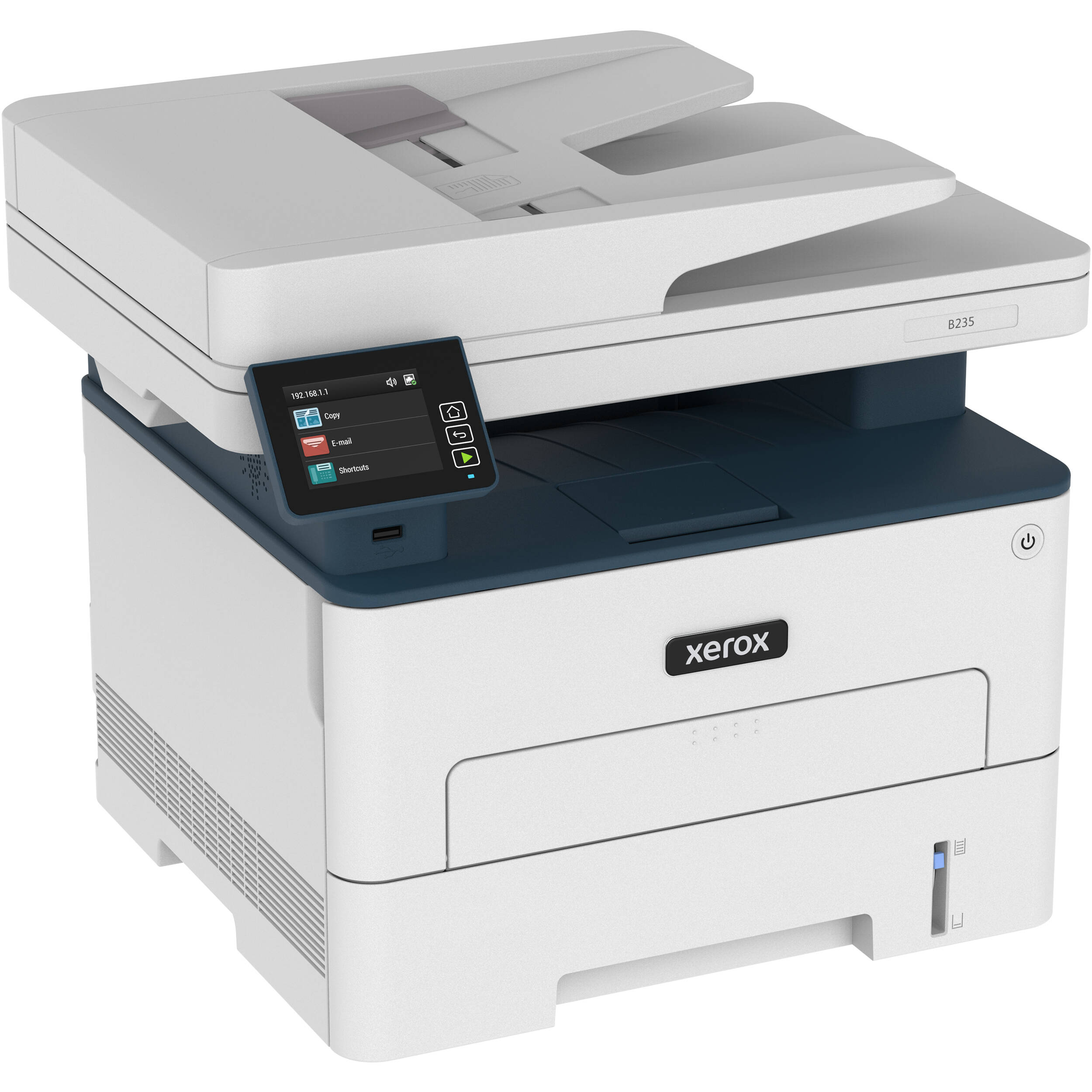 Enjoy Powerful, Space Saving Performance With The Xerox B235 Multifunction Printer, Print/Copy/Scan/Fax For Sale By Absolute Toner In Canada - Easy To Use Color Printer