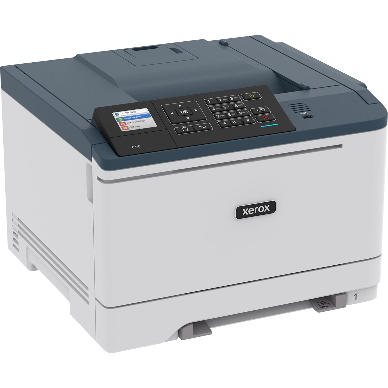 Meet The Wireless Xerox C310/DNI Single Function Color Laser Printer With Automatic 2-Sided Print, USB/Ethernet/Wi-Fi - Perfect For Small Workgroup Or Office And Easy To Setup