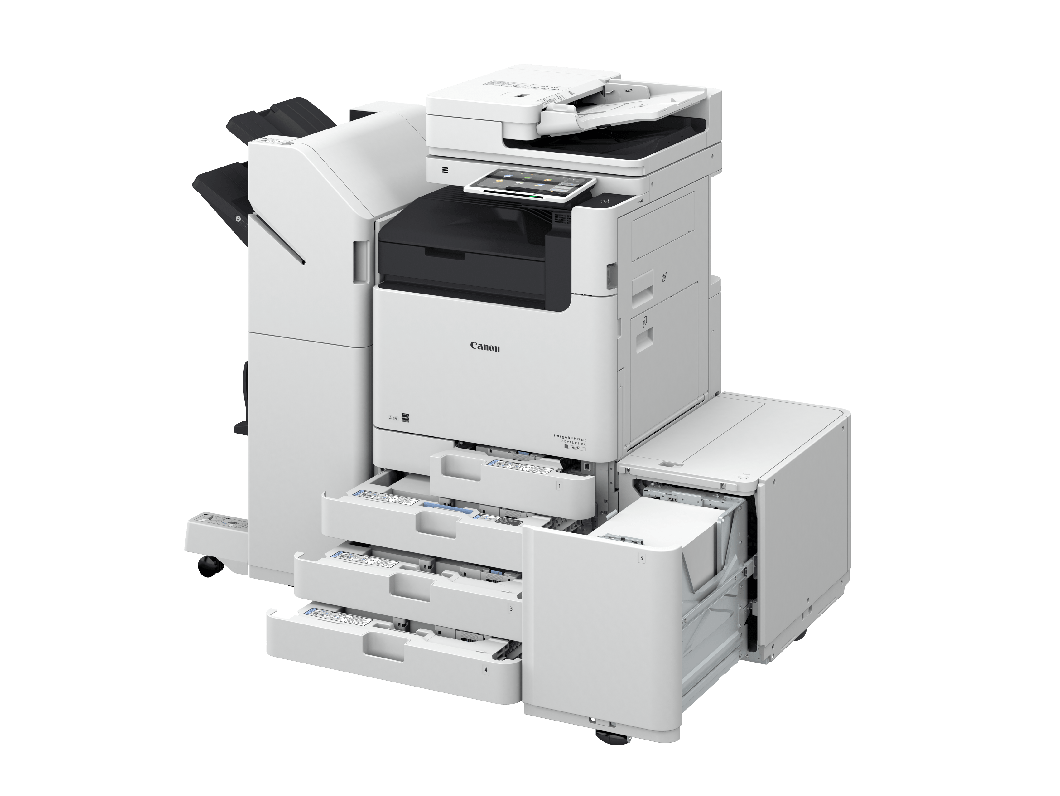 Absolute Toner New Repossessed Canon imageRUNNER ADVANCE DX 6870i Multifunction Black and White Business Printer and Copier Printers/Copiers