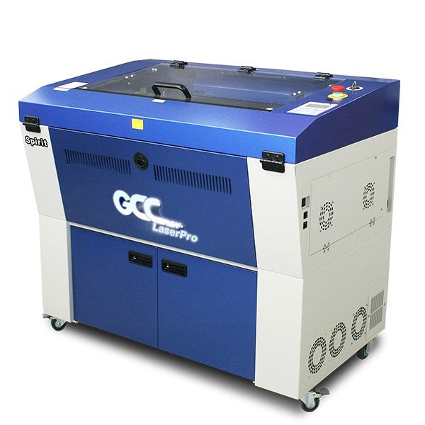 New GCC LaserPro Spirit 12-100W CO2 Laser Engraver With Intuitive Cont