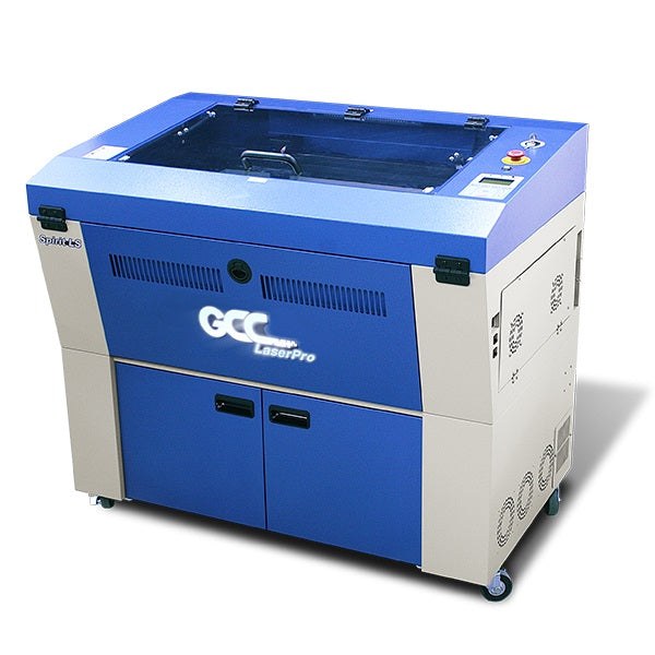 New GCC LaserPro Spirit LS 12-100W CO2 Laser Engraver With Bridge Cutt